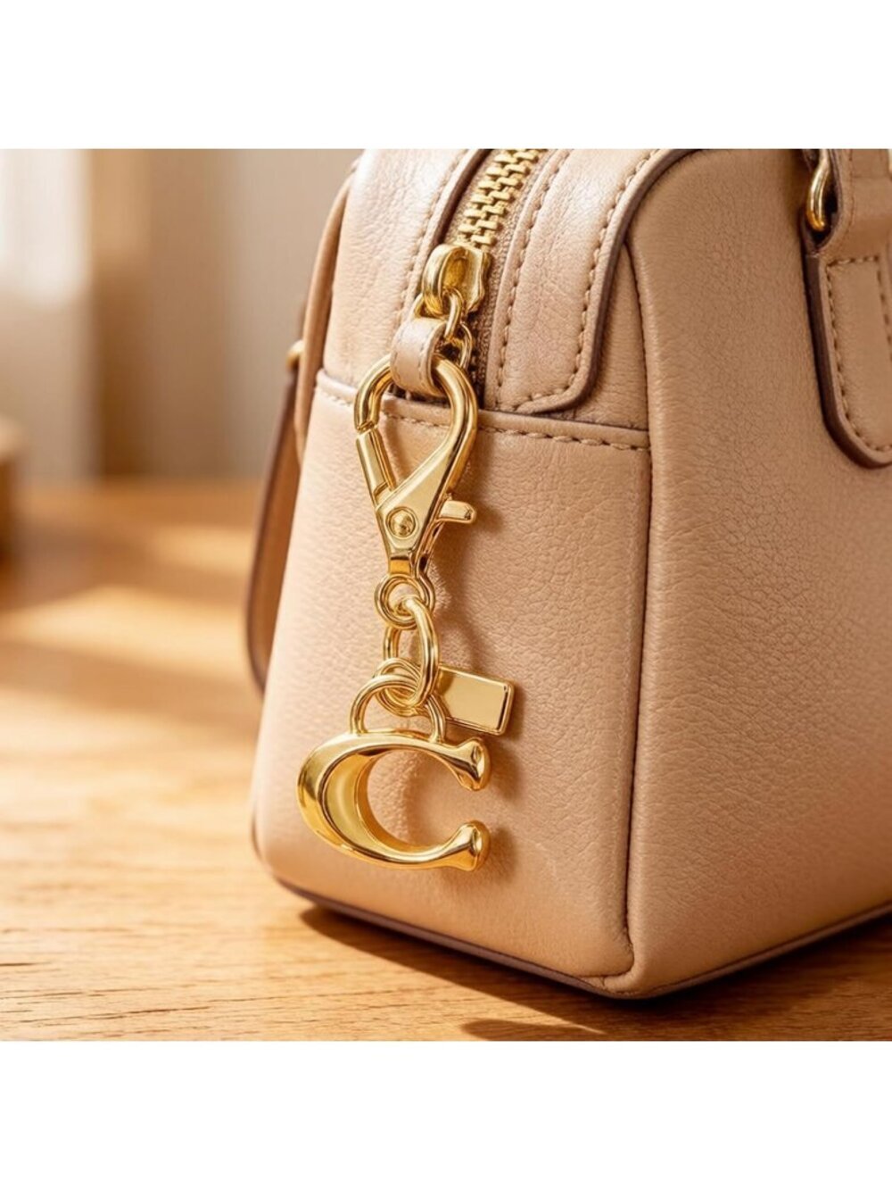 Sbredit Women's Golden 2-pic Set-golden Bag Charm For Handbags Purse Accessories - Picture 5 of 7